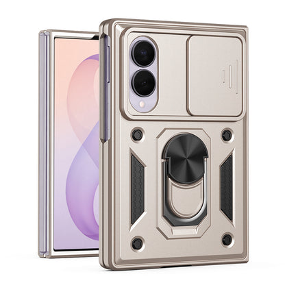 Custodia per Samsung Galaxy Z Fold8 F971, Techsuit, CamShield, Dorata