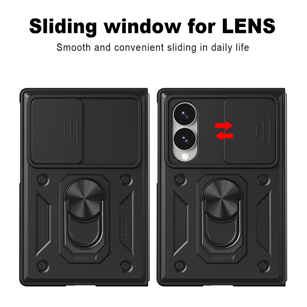 Custodia per Samsung Galaxy Z Fold8 F971, Techsuit, CamShield, Dorata