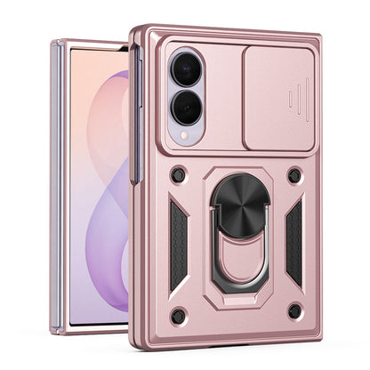 Coque pour Samsung Galaxy Z Fold8 F971, Techsuit, CamShield, Rose Doré