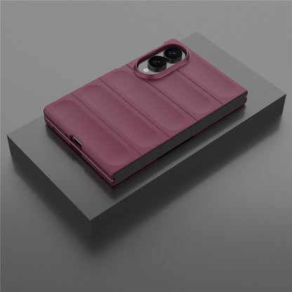 Coque pour Samsung Galaxy Z Fold8 F976, Techsuit, Magic Shield, Bordeaux