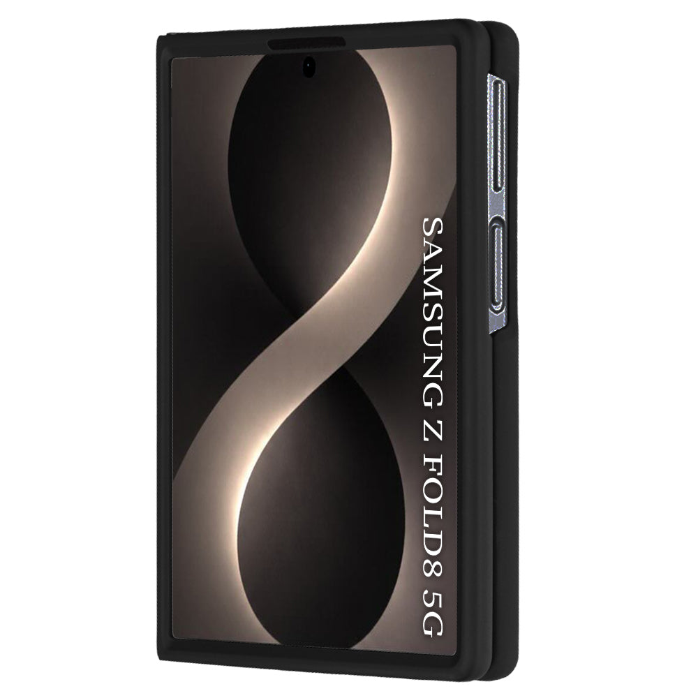 Custodia per Samsung Galaxy Z Fold8 F976, Techsuit, Glinth, Nera