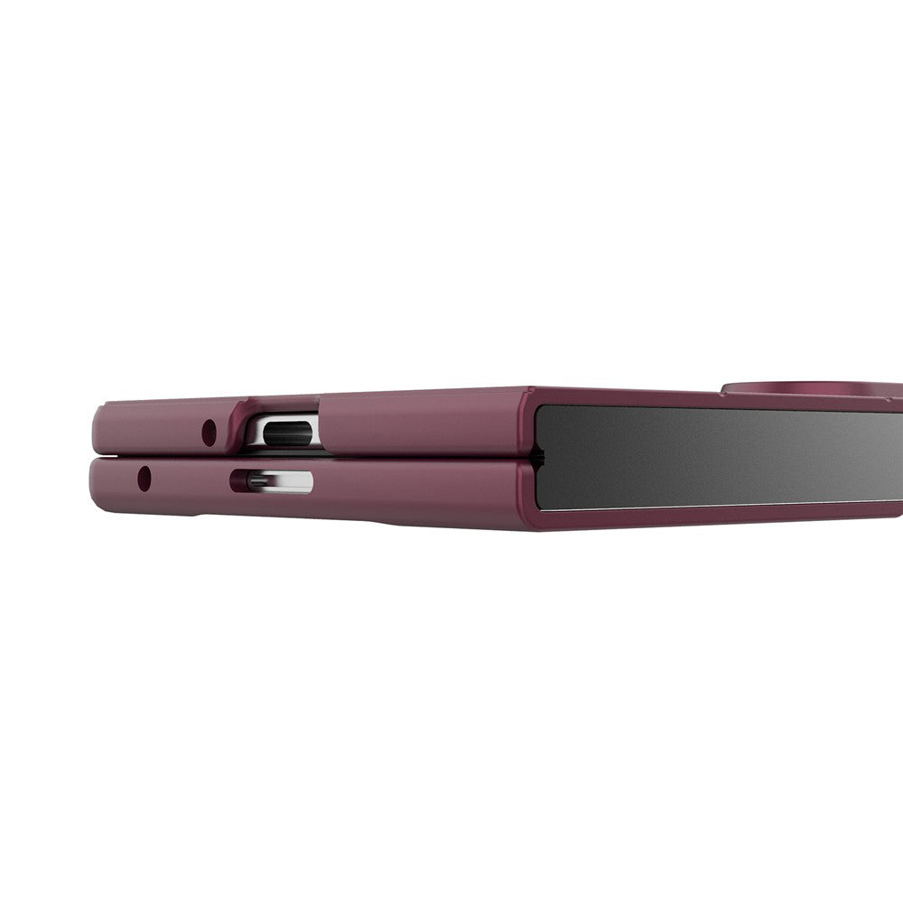 Hülle für Samsung Galaxy Z Fold8 Ultra F971, Techsuit, Magic Shield, Weinrot