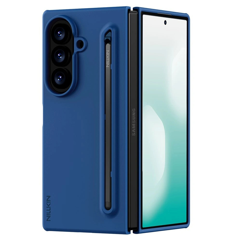 Hülle für Samsung Galaxy Z Fold8 Ultra F976, Nillkin, Flex Pure mit S-Pen-Halter, Blau