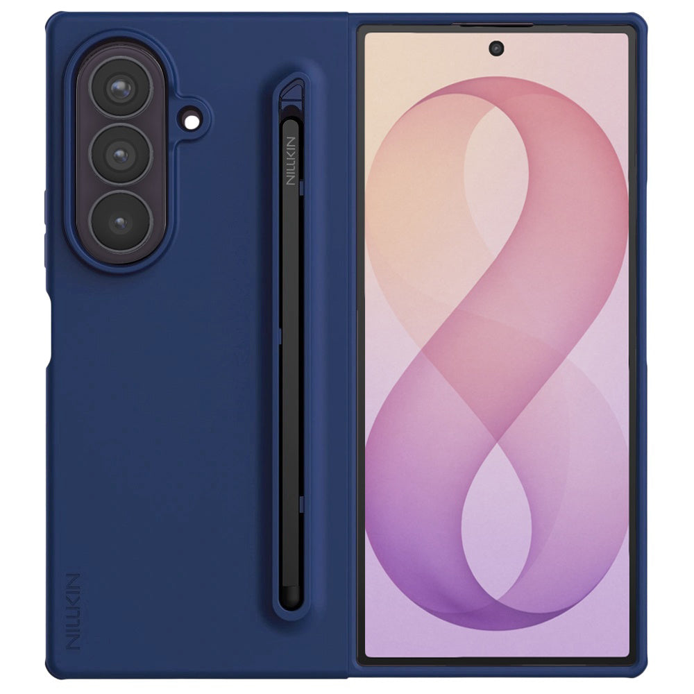 Hülle für Samsung Galaxy Z Fold8 Ultra F976, Nillkin, Flex Pure mit S-Pen-Halter, Blau