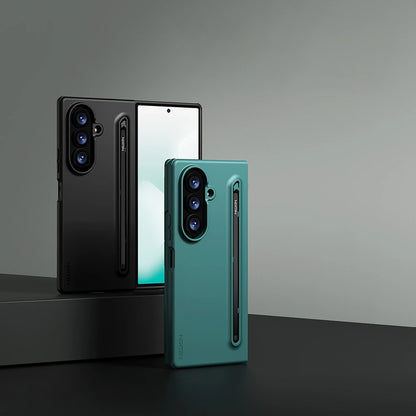 Hülle für Samsung Galaxy Z Fold8 Ultra F976, Nillkin, Flex Pure mit S-Pen-Halter, Blau