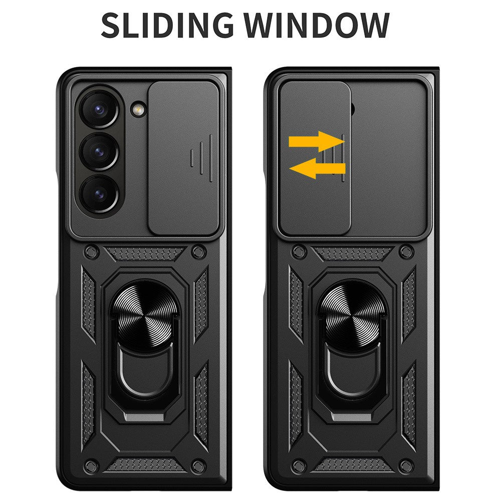Hülle für Samsung Galaxy Z Fold8 Ultra F976 / Z Fold7 F966, Techsuit, CamShield, Schwarz