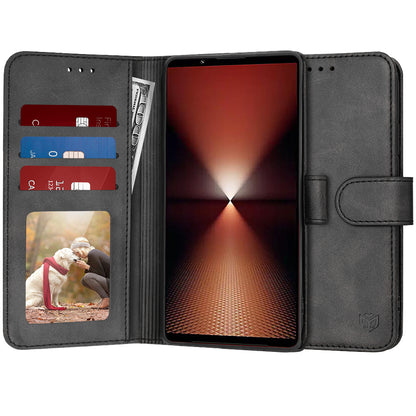 Coque pour Sony Xperia 1 VI, Techsuit, Diary Book, Noire