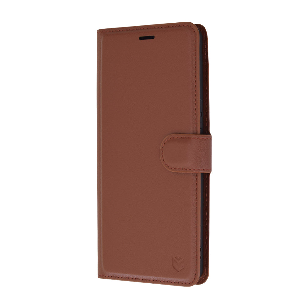 Coque pour Sony Xperia 1 VI, Techsuit, Leather Folio, Marron