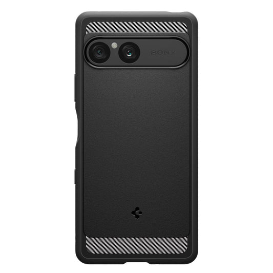 Étui pour Sony Xperia 10 VII, Spigen, Rugged Armor, Noir