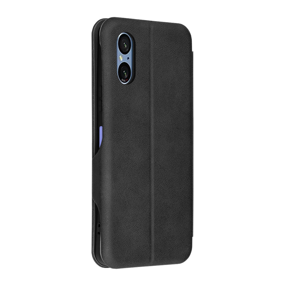 Coque pour Sony Xperia 5 VI, Techsuit, Safe Wallet Plus, Noire