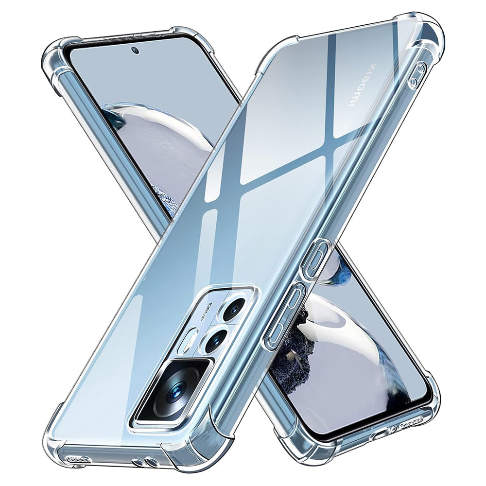 Custodia per Xiaomi 12T / 12T Pro, Techsuit, Shockproof Clear, Trasparente