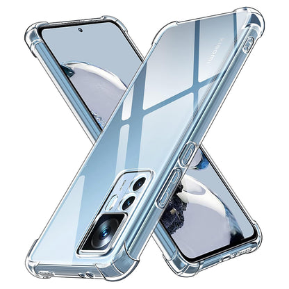 Custodia per Xiaomi 12T / 12T Pro, Techsuit, Shockproof Clear, Trasparente