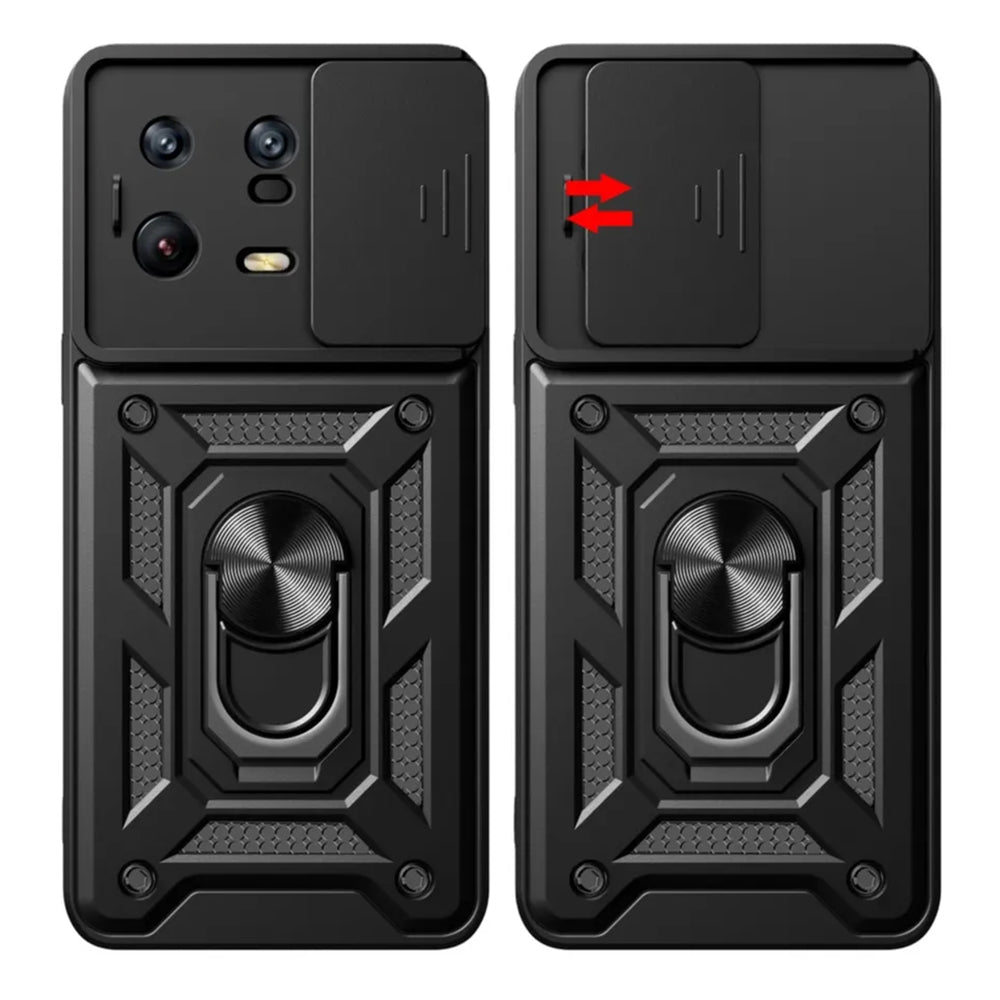 Hülle für Xiaomi 13 Pro, Techsuit, CamShield, Schwarz