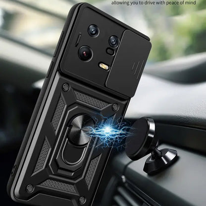 Hülle für Xiaomi 13 Pro, Techsuit, CamShield, Schwarz