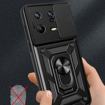 Hülle für Xiaomi 13 Pro, Techsuit, CamShield, Schwarz