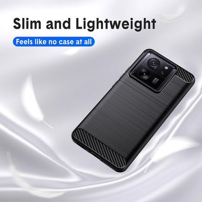 Hülle für Xiaomi 13T Pro / 13T, Techsuit, Carbon, Schwarz