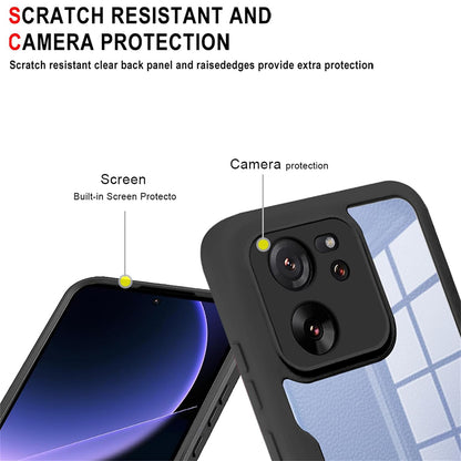 Custodia per Xiaomi 13T Pro / 13T, Techsuit, ColorVerse 360, Nera