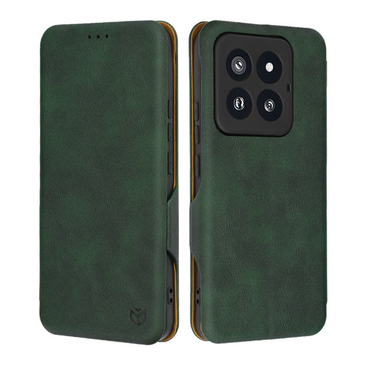 Coque pour Xiaomi 14 Pro, Techsuit, Safe Wallet Plus, Vert