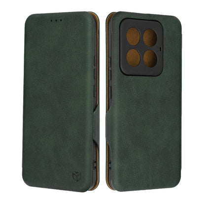 Coque pour Xiaomi 14 Pro, Techsuit, Safe Wallet Plus, Vert