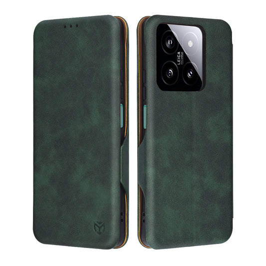 Custodia per Xiaomi 14, Techsuit, Safe Wallet Plus, Verde