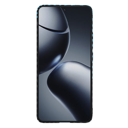Custodia per Xiaomi 14T Pro, Techsuit, Carbonite FiberShell, Nero Bleu