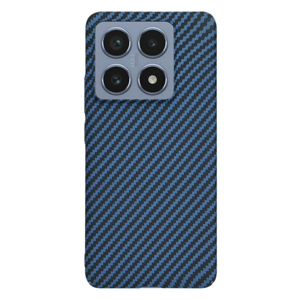 Hülle für Xiaomi 14T Pro, Techsuit, Carbonite FiberShell, Türkis