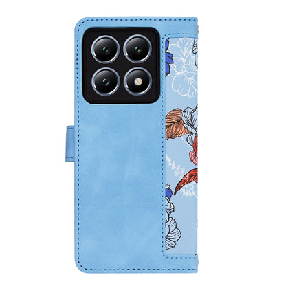 Custodia per Xiaomi 14T Pro, Techsuit, FlipCraft, Blu