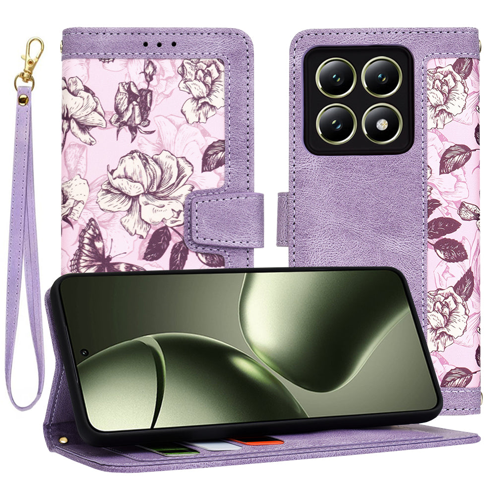 Coque pour Xiaomi 14T, Techsuit, FlipCraft, Violet