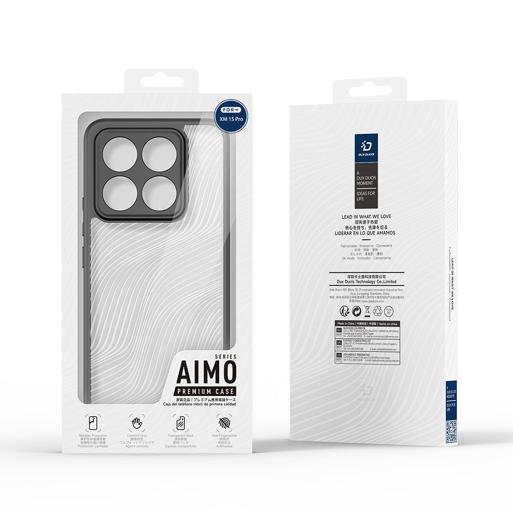 Custodia per Xiaomi 15 Pro, DUX DUCIS, Aimo, Nera