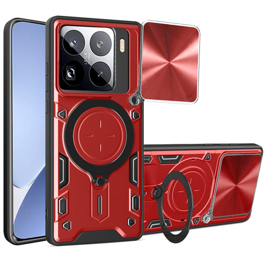 Hülle für Xiaomi 15 Pro, Techsuit, CamGuard Pro, Rot