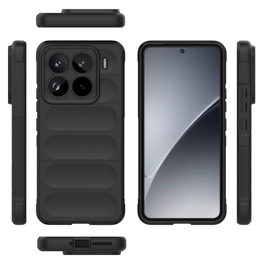Hülle für Xiaomi 15 Pro, Techsuit, Magic Shield, Weinrot