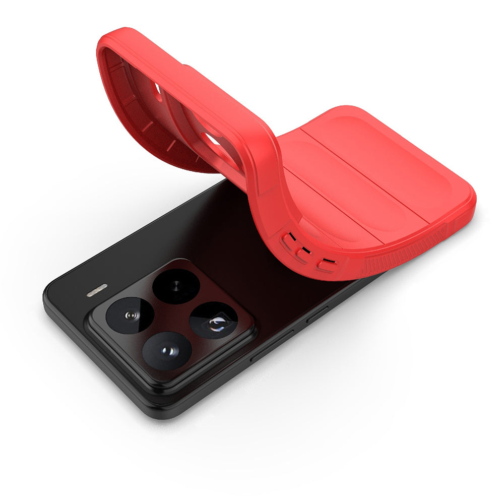 Hülle für Xiaomi 15 Pro, Techsuit, Magic Shield, Weinrot