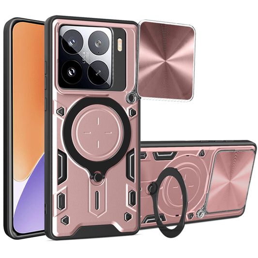 Hülle für Xiaomi 15, Techsuit, CamGuard Pro, Roségold