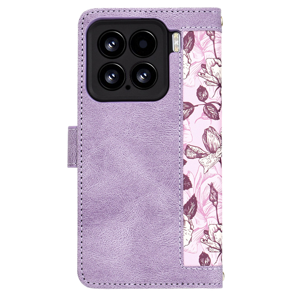 Hülle für Xiaomi 15, Techsuit, FlipCraft, Lila