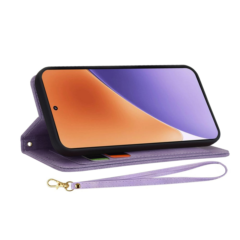 Hülle für Xiaomi 15, Techsuit, FlipCraft, Lila