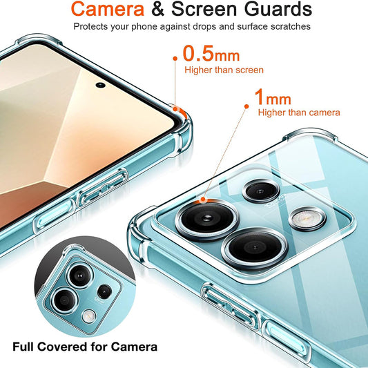 Hülle für Xiaomi 15, Techsuit, stoßfest klar, transparent