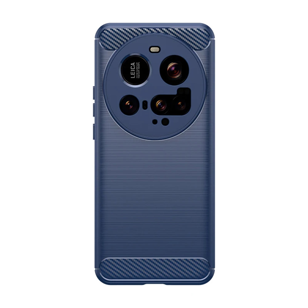 Coque pour Xiaomi 15 Ultra, Techsuit, Carbone, Bleue
