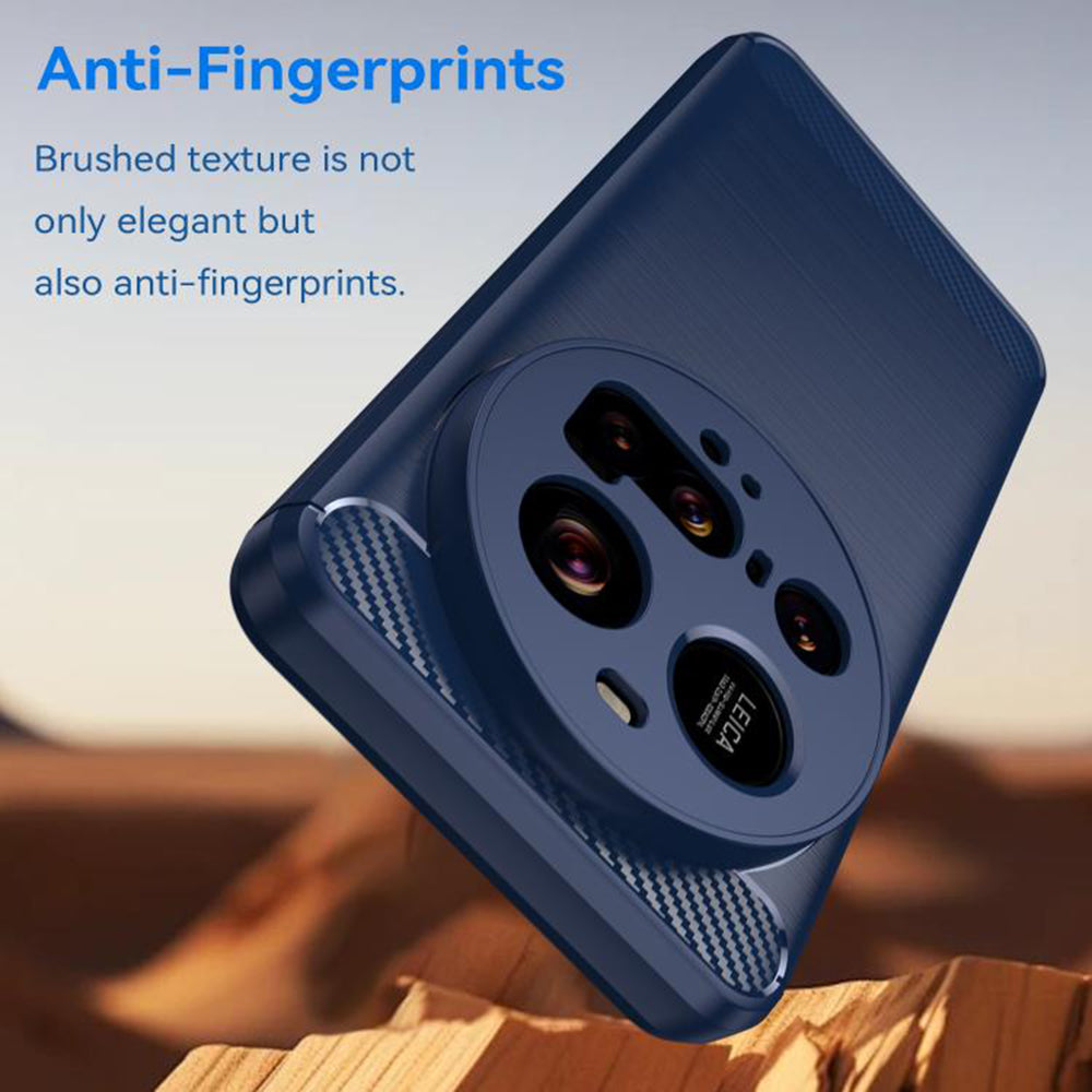 Coque pour Xiaomi 15 Ultra, Techsuit, Carbone, Bleue