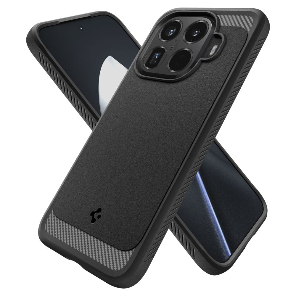 Custodia per Xiaomi 15T Pro, Spigen, Rugged Armor, Nera ACS11152