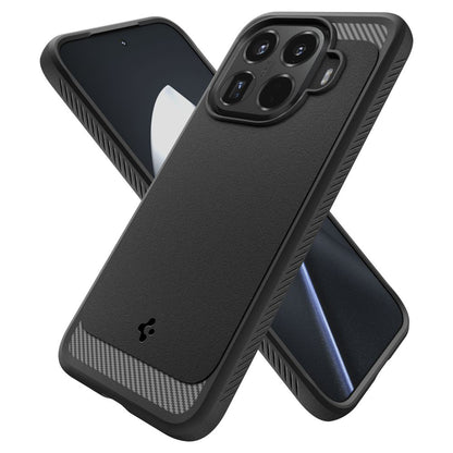 Custodia per Xiaomi 15T Pro, Spigen, Rugged Armor, Nera ACS11152