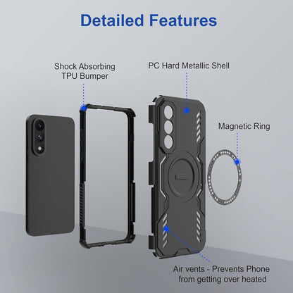 Coque MagSafe pour Xiaomi 15T Pro, Techsuit, ArmorMag, Noire