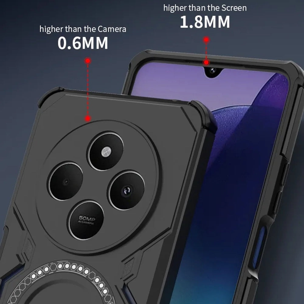 Coque MagSafe pour Xiaomi 15T Pro, Techsuit, ArmorMag, Noire