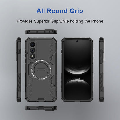 Coque MagSafe pour Xiaomi 15T Pro, Techsuit, ArmorMag, Noire