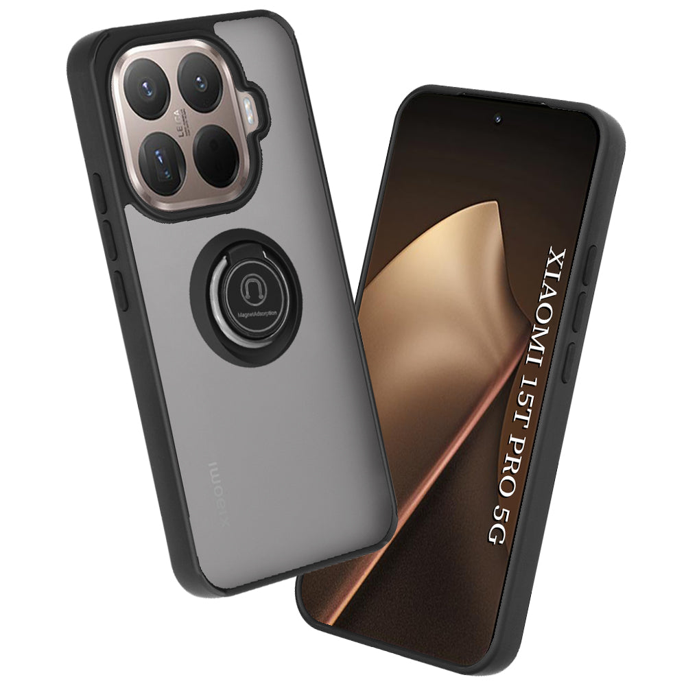Custodia per Xiaomi 15T Pro, Techsuit, Glinth, Nera