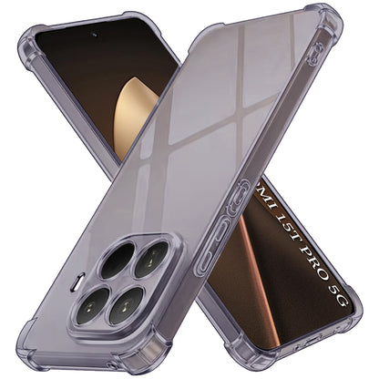 Étui pour Xiaomi 15T Pro, Techsuit, Shockproof Clear, Noir