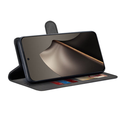 Étui pour Xiaomi 15T, Techsuit, Diary Book, Noir
