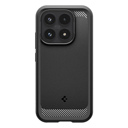 Custodia per Xiaomi 17, Spigen, Rugged Armor, Nero Opaco ACS10458