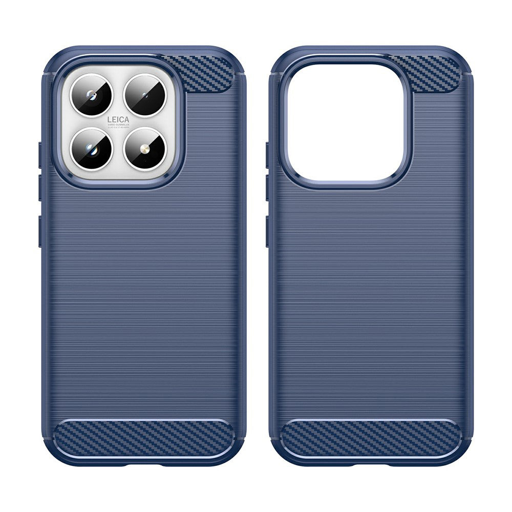 Hülle für Xiaomi 17, Techsuit, Carbon, Blau
