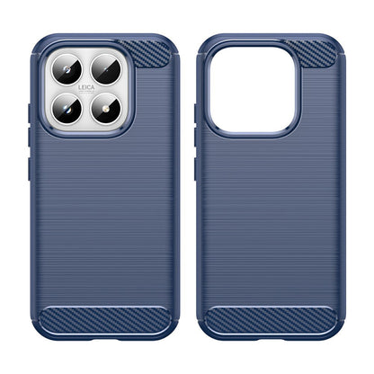 Hülle für Xiaomi 17, Techsuit, Carbon, Blau