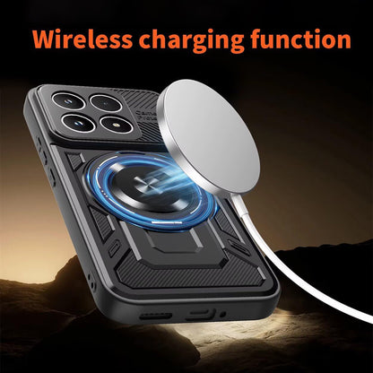 Custodia per Xiaomi 17, Techsuit, RuggedCam, Viola